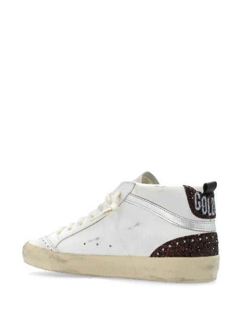 MID STAR LEATHER UPPER AND TOE GLITTER STAR HEEL AND SPUR LAMINATED WAV
